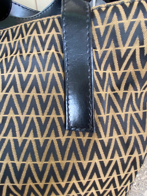 90s Shoulderbag Mario Valentino/Black brown bag Va