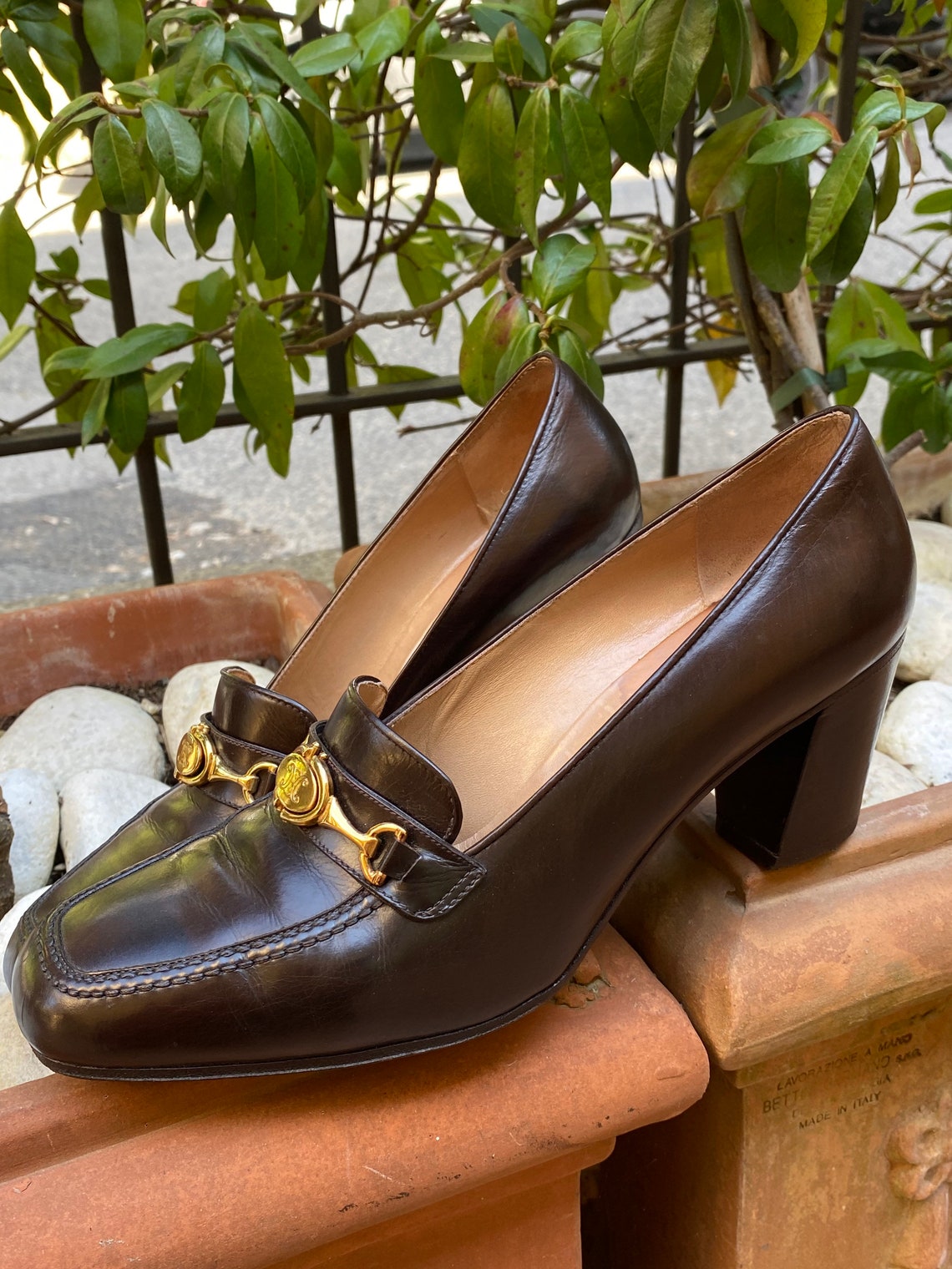 90s Celine Vintage design shoes/Design shoes Marque 90s Celine Vintage design shoes/Design shoes Marque