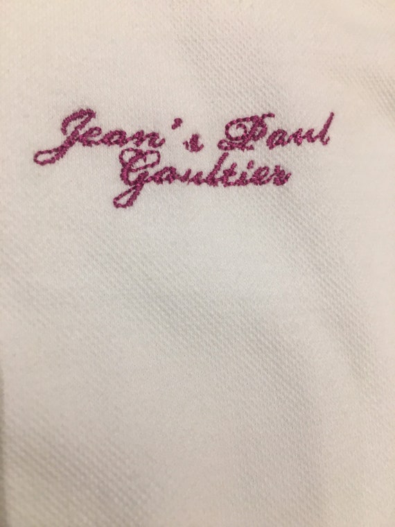 90s Dress Jean Paul Gaultier/White cotton dress J… - image 2