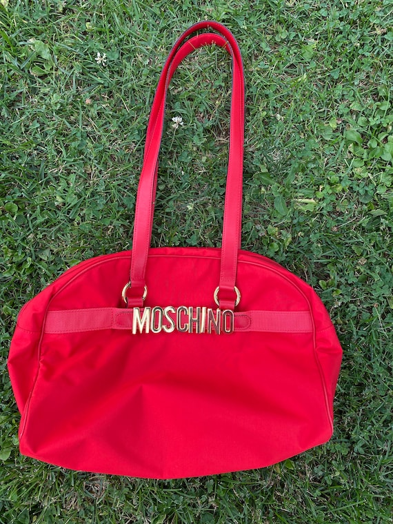 1990's Moschino Vintage Paint Palette Artist Bag