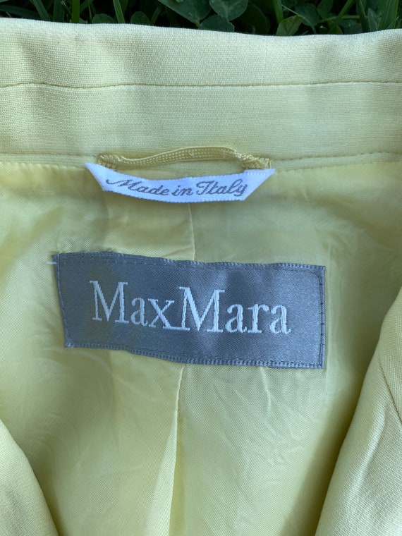 90s vintage Max Mara jacket/Lemon jacket Max Mara… - image 8