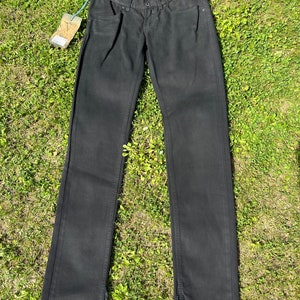 90er Jahre Vintage Dondup Jeans/Schwarze Jeans Baumwolle/Dondup Hose/Design Hose Kent/Kent Dondup Hose/Jeans Kent Dondup Bild 3