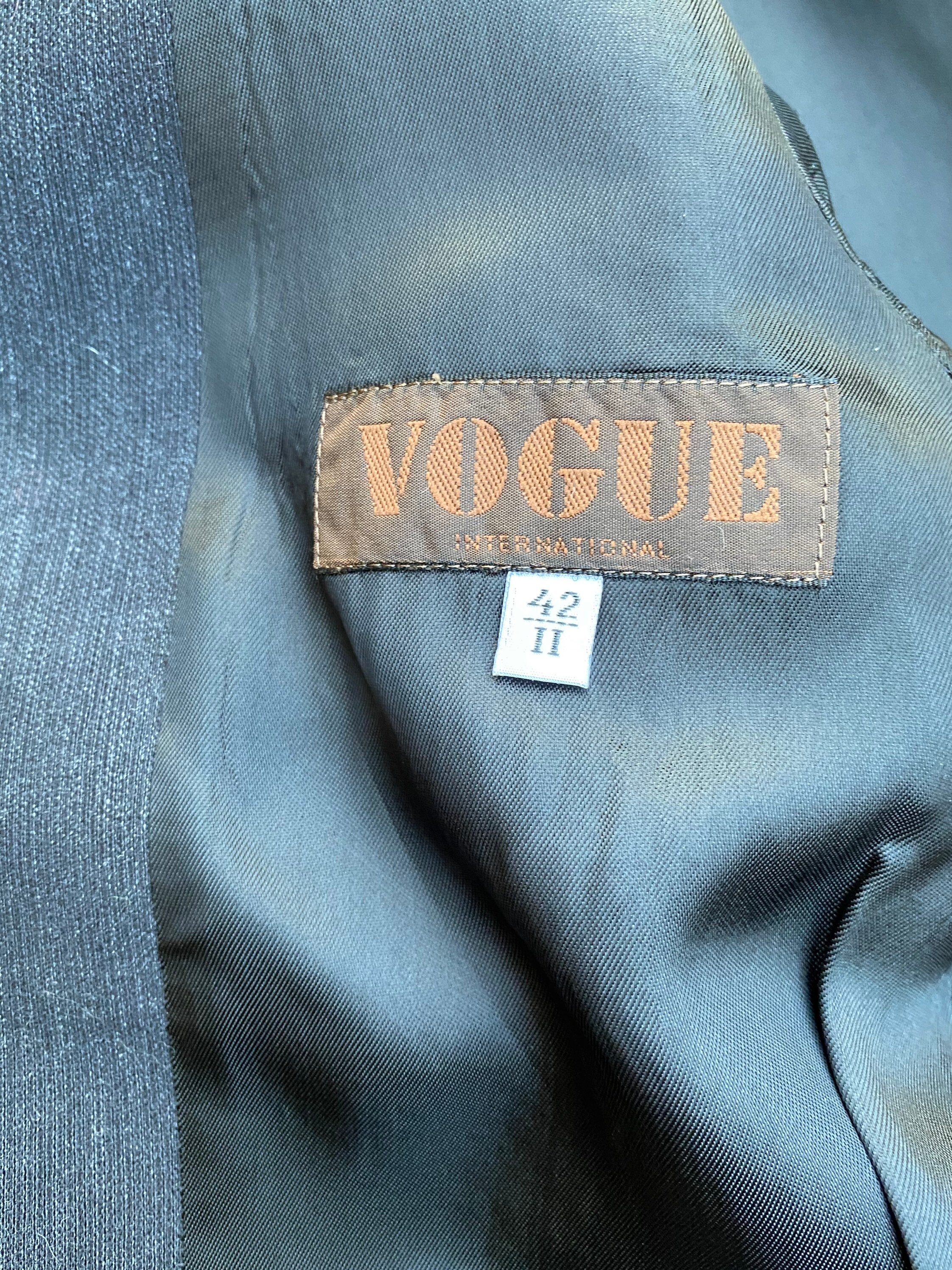 90s Vintage Jacket Vogue/design Blazer Vogue/original Jacket | Etsy