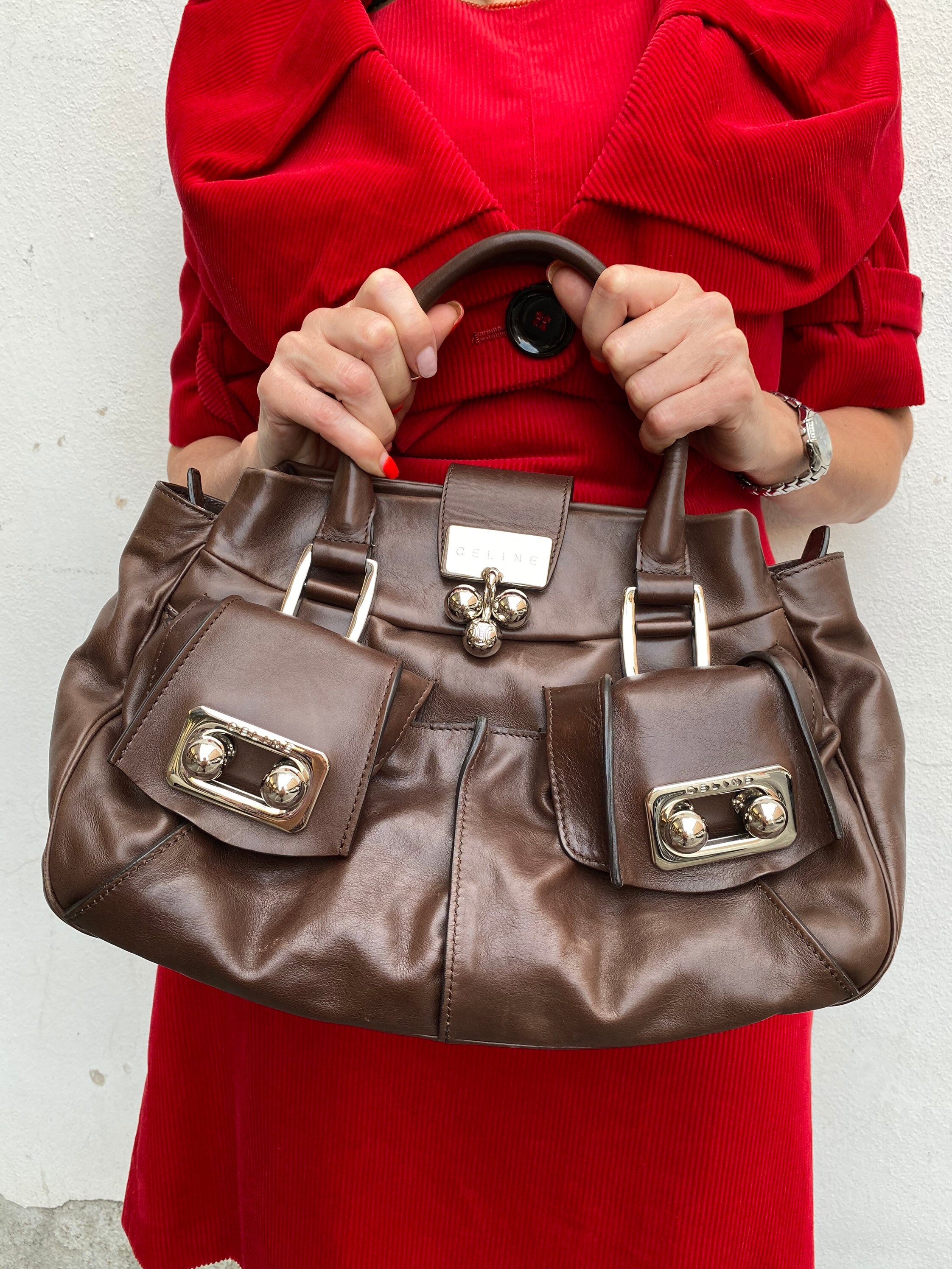 Luxury Brown Leather Tote Bags Under Literacy Basics