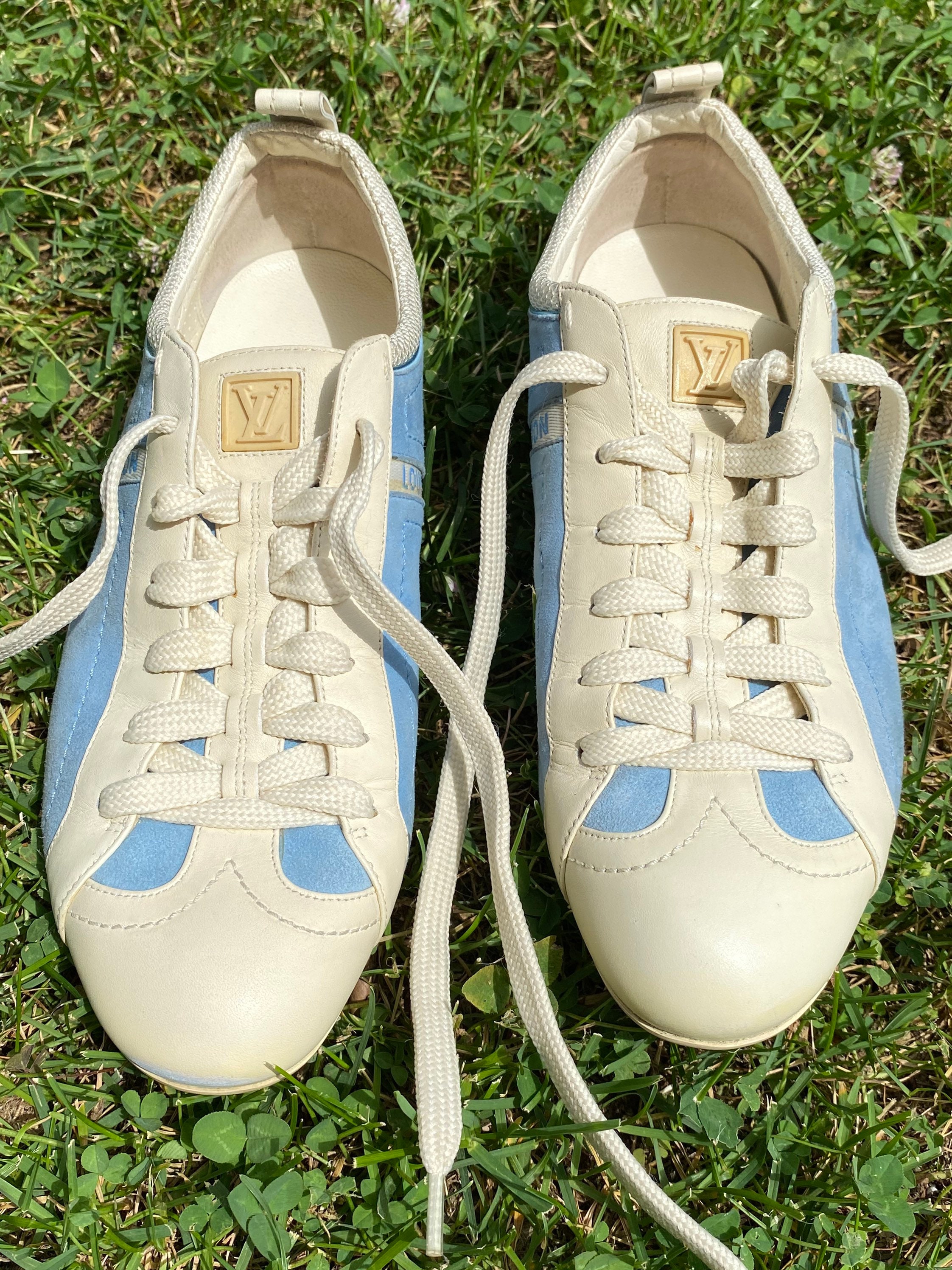 90s Authentic Vintage Multicolor LV Sneakers/lv Shoes/design