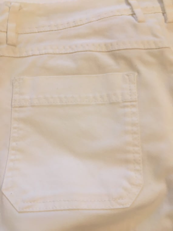 90s Max Mara Scrivia Jeans/White Max Mara Jeans/M… - image 5