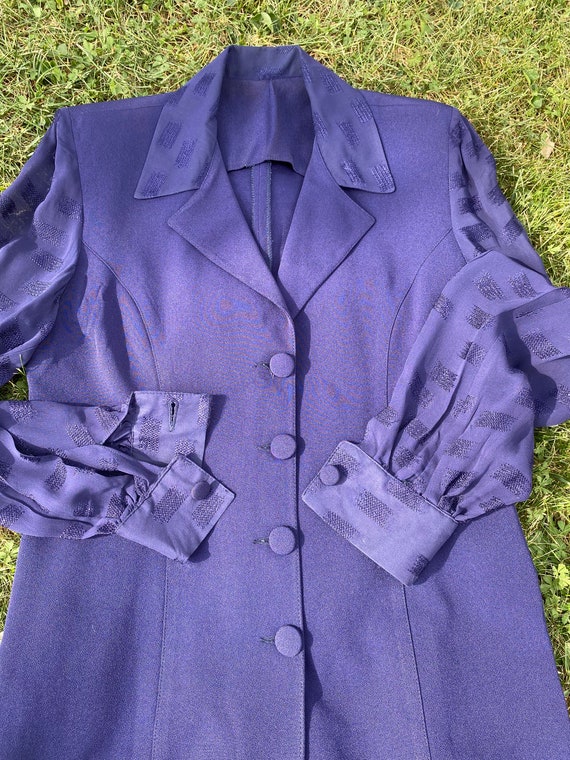 90s Vintage suit PG/Vintage set/Vintage blue suit… - image 6