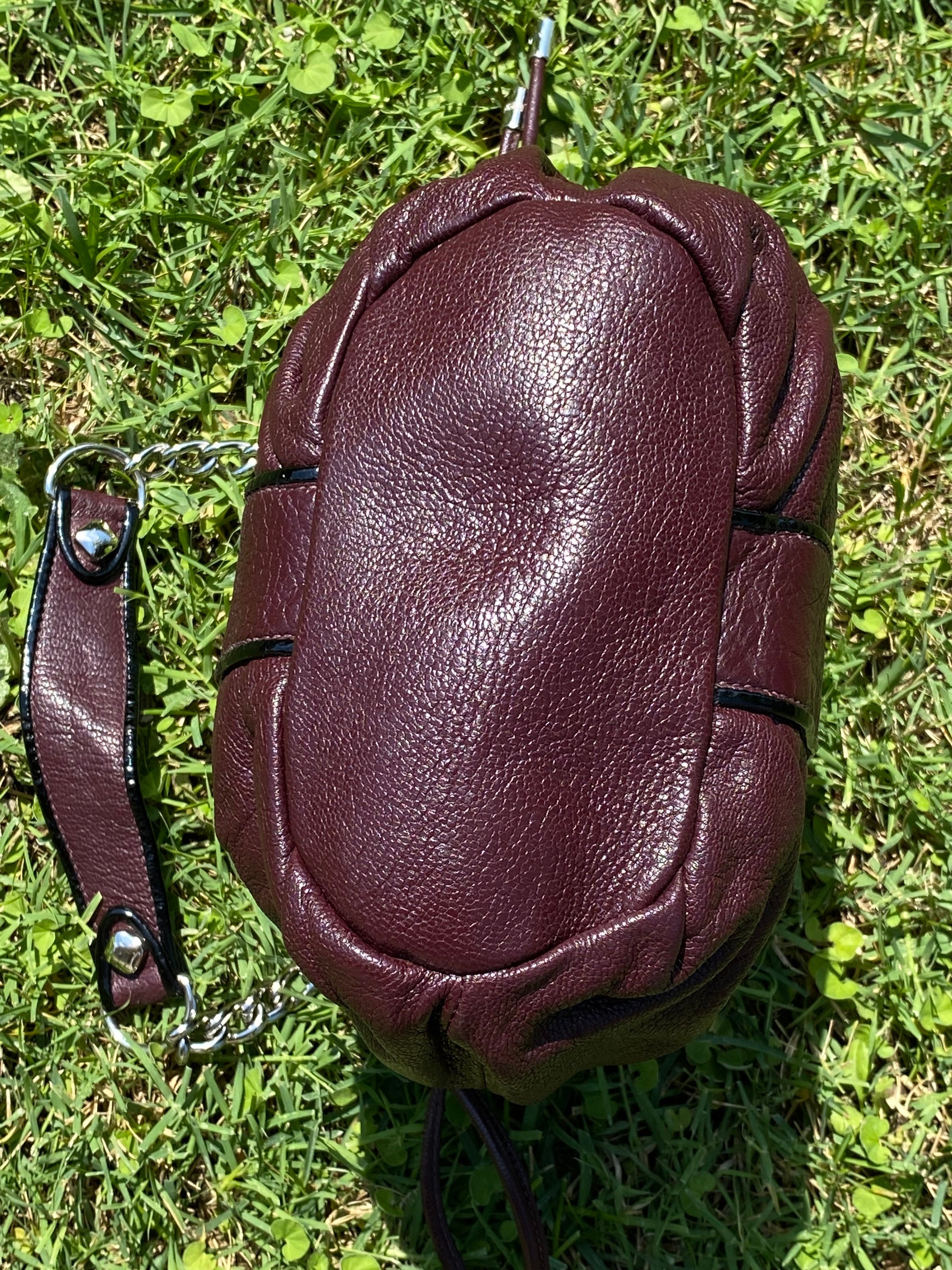 90s Vintage MCM Bucket Bag/brown Bag Leather/brown MCM Bucket 