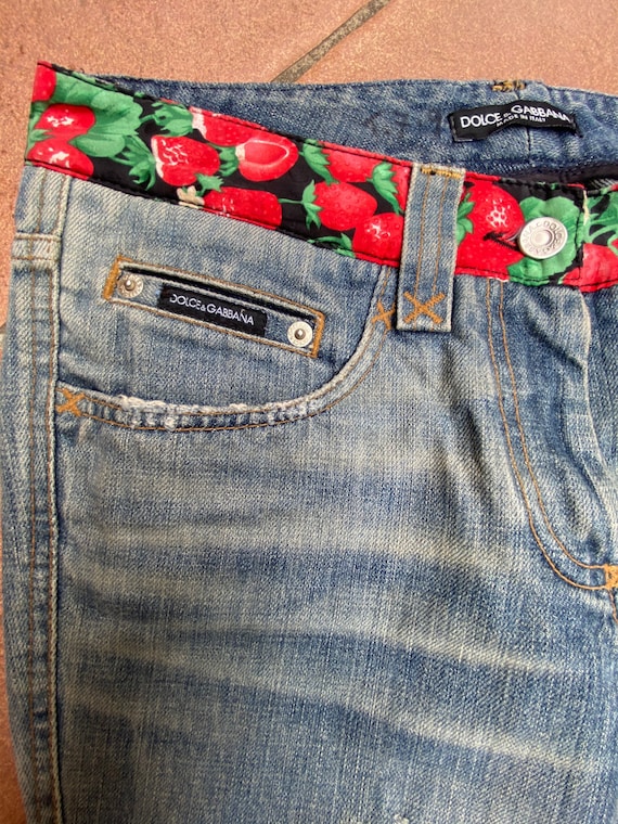 90s jeans Dolce Gabbana/Designer jeans Dolce Gabb… - image 4