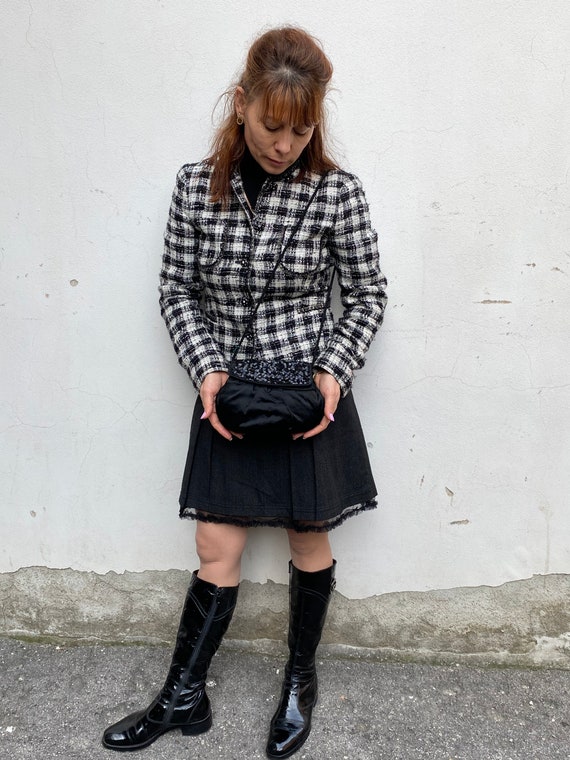 Fendi black hotsell clutch bag