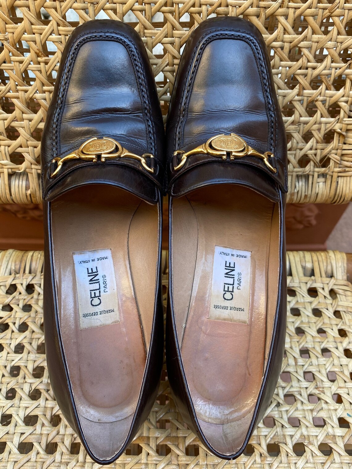 90s Celine Vintage design shoes/Design shoes Marque 90s Celine Vintage design shoes/Design shoes Marque