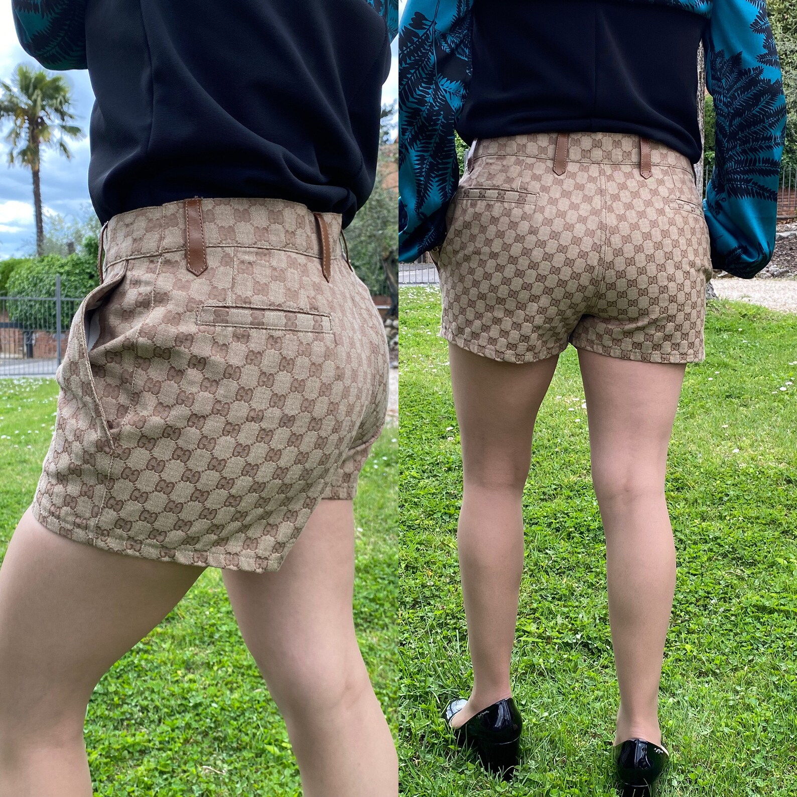 gucci inspired shorts