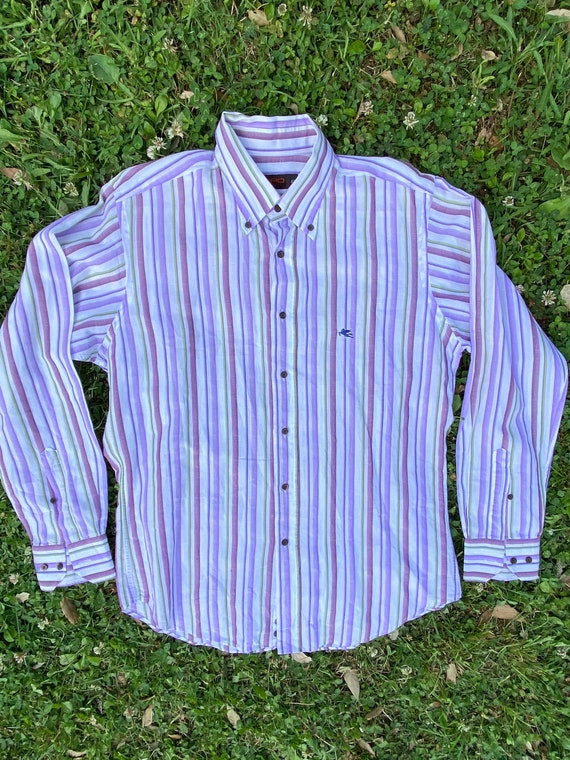 90s Shirt Couture Etro Vintage/Fashion shirt Etro… - image 1