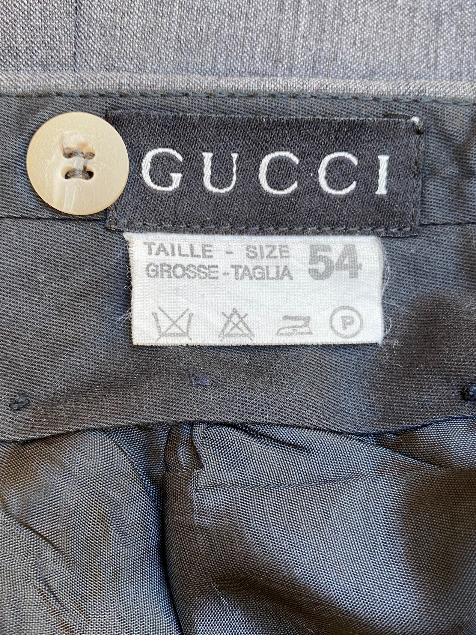 90s Gucci Pants Vintage Classic/gray Pants Gucci/design Pants | Etsy