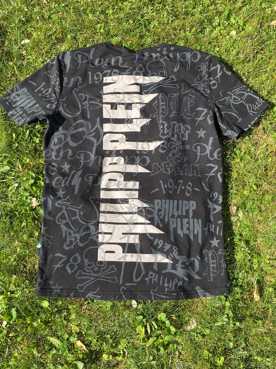 Camiseta Couture Philipp Plein/Camiseta algodón/Camiseta - Etsy