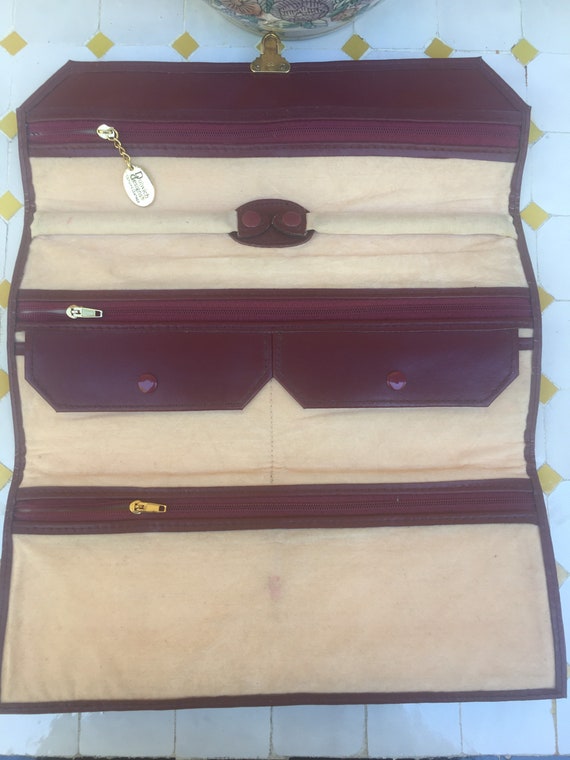 Jewelry bag holder/ Bag jewelry box/ Leather jewel