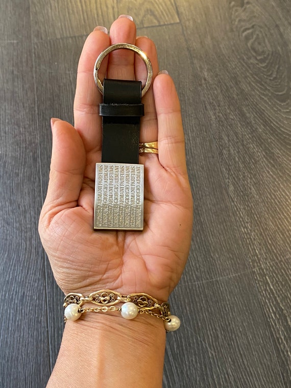 Key Ring Design Giorgio Armani/keychain Giorgio Armani/design - Etsy