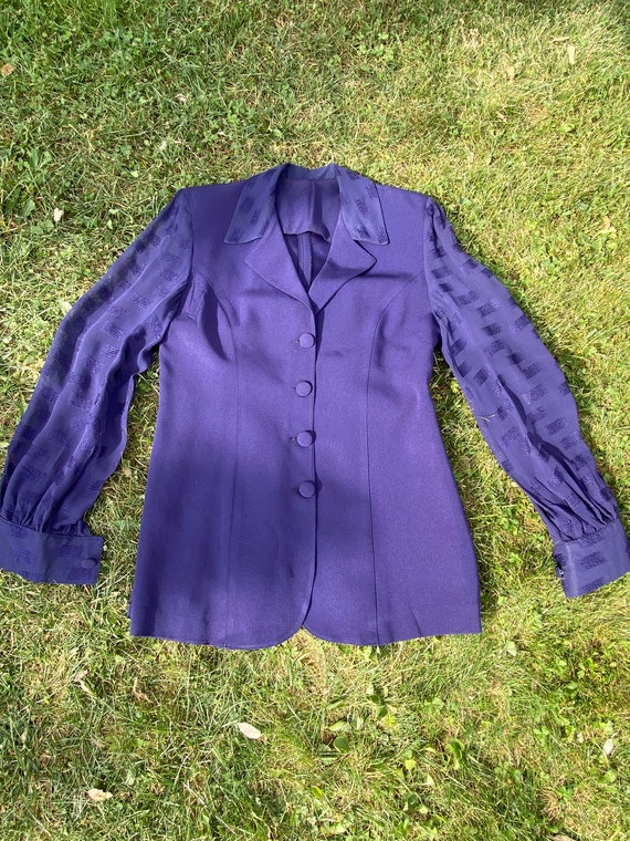 90s Vintage suit PG/Vintage set/Vintage blue suit… - image 5