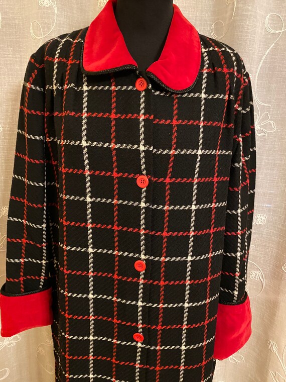 Dressing gown from home/vintage wool dressing gown