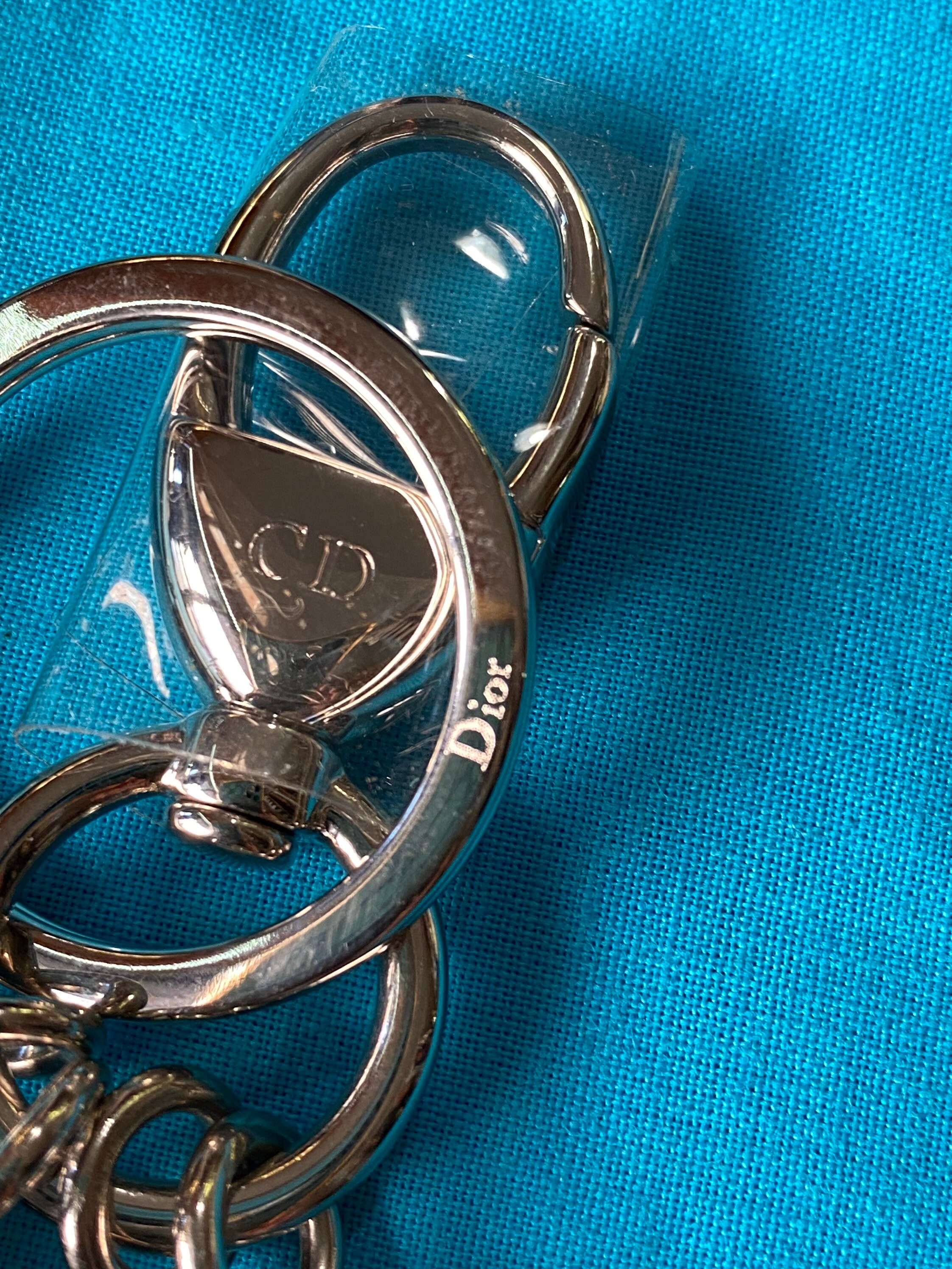 Vintage Authentic Key Chains Christian Dior/metal Key Ring - Etsy