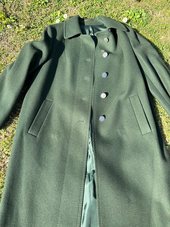 90s Vintage Design Loden coat Lang Trachten/Coat … - image 4
