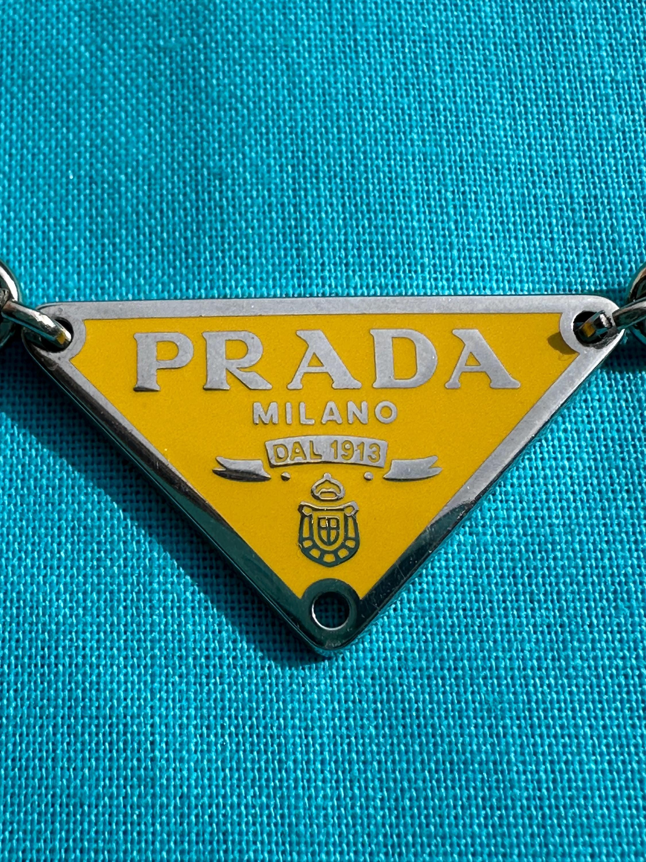 Prada logo authentic hotsell