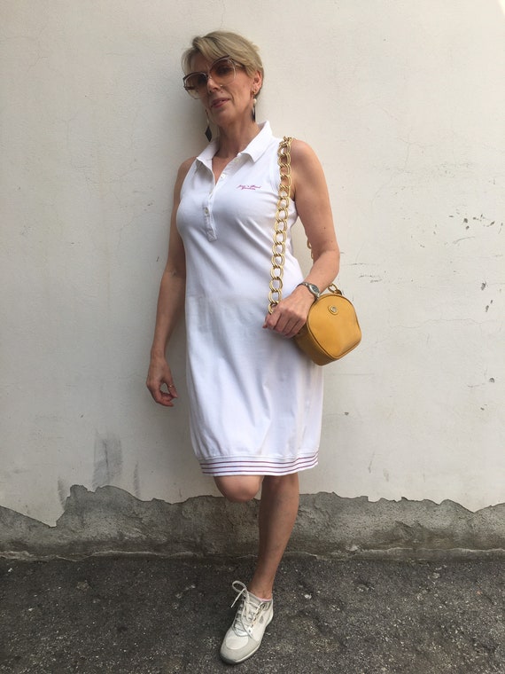 90s Dress Jean Paul Gaultier/White cotton dress J… - image 5