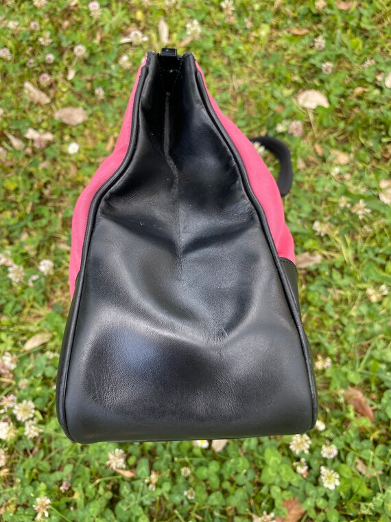 90s Vintage bag Prada/Pink bag nylon/Prada nylons… - image 3