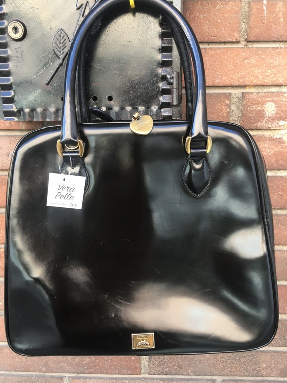 Handbag Moschino/Tote bag Moschino/ Vintage Leathe