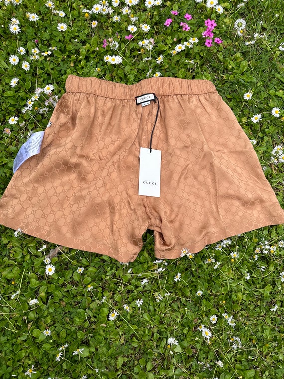 Gucci silk shorts best sale
