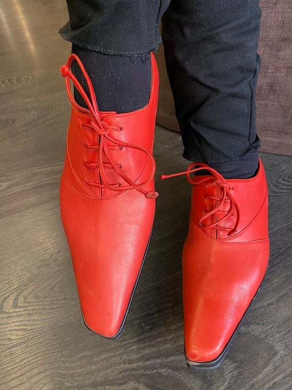 Men's Italian Designer Vintage Leather Shoes