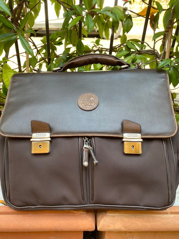 Craftsman bag The Bride/Brown leather briefcase Th