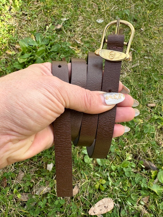90s Vintage Belt Gucci brown Belt Leather cintura Gucci Vintage vintage Rare Belt GG Fashion Design Belt Gucci Etsy