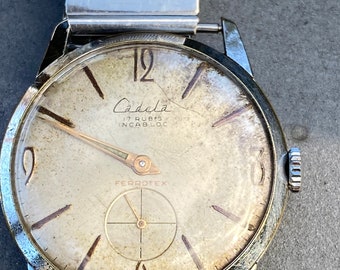 60er Jahre Armbanduhr Cadola/Vintage Herrenuhr Cadola/Uhr mechanisch/Stahluhr/Herrenarmbanduhr Cadola Vintage