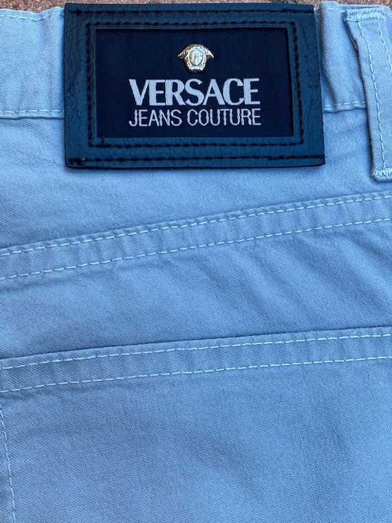 90s Versace Jeans Couture Medusa/blue Cotton Jeans Versace/design Vintage Jeans  Versace/pants Versace Jeans Couture 