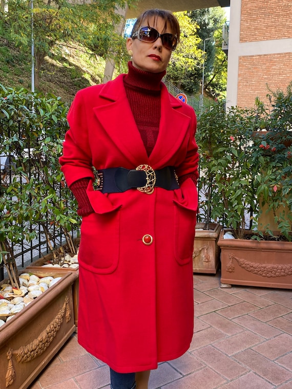 80s Valentino Coat/valentino Vintage Coat/italian Online in India - Etsy