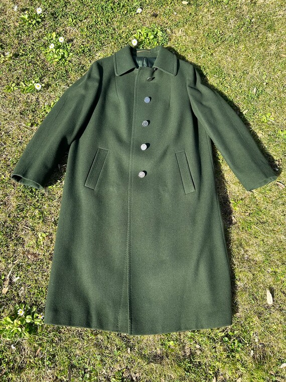 90s Vintage Design Loden coat Lang Trachten/Coat … - image 3