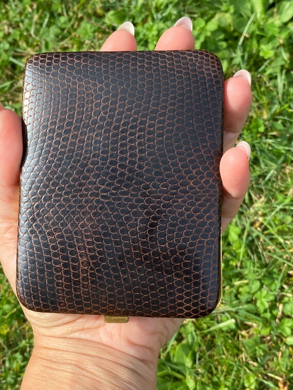 60s Vintage Cigarette Case Italy/elegant Bag Holder/design - Etsy