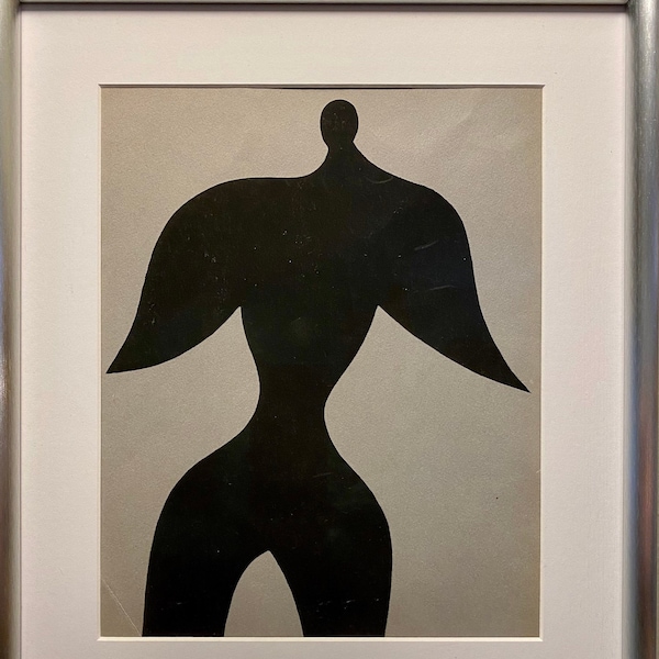 Very Rare Jean Arp Pochoir, 1957