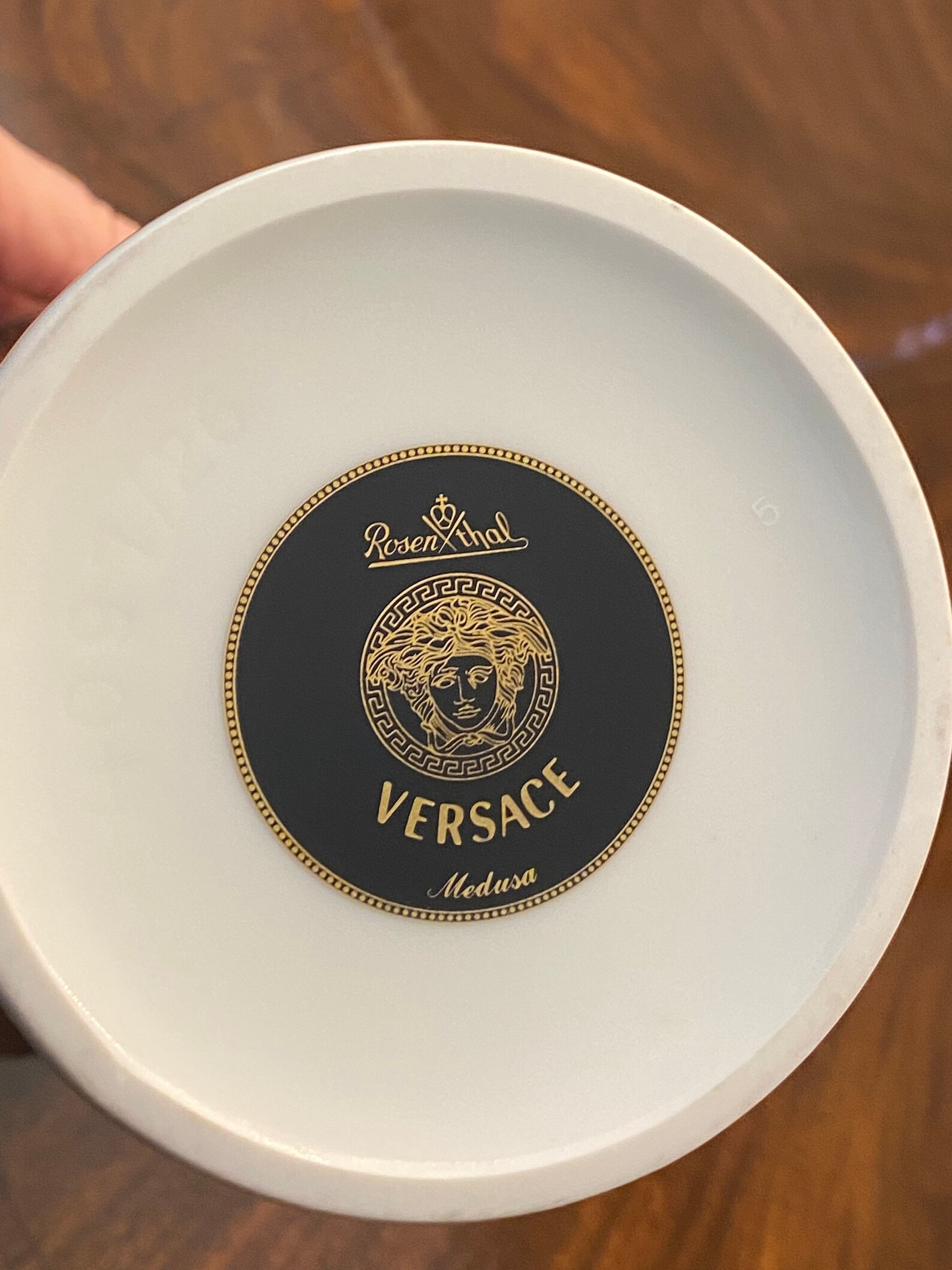 Versace Medusa Rosenthal Large Vase Red Etsy