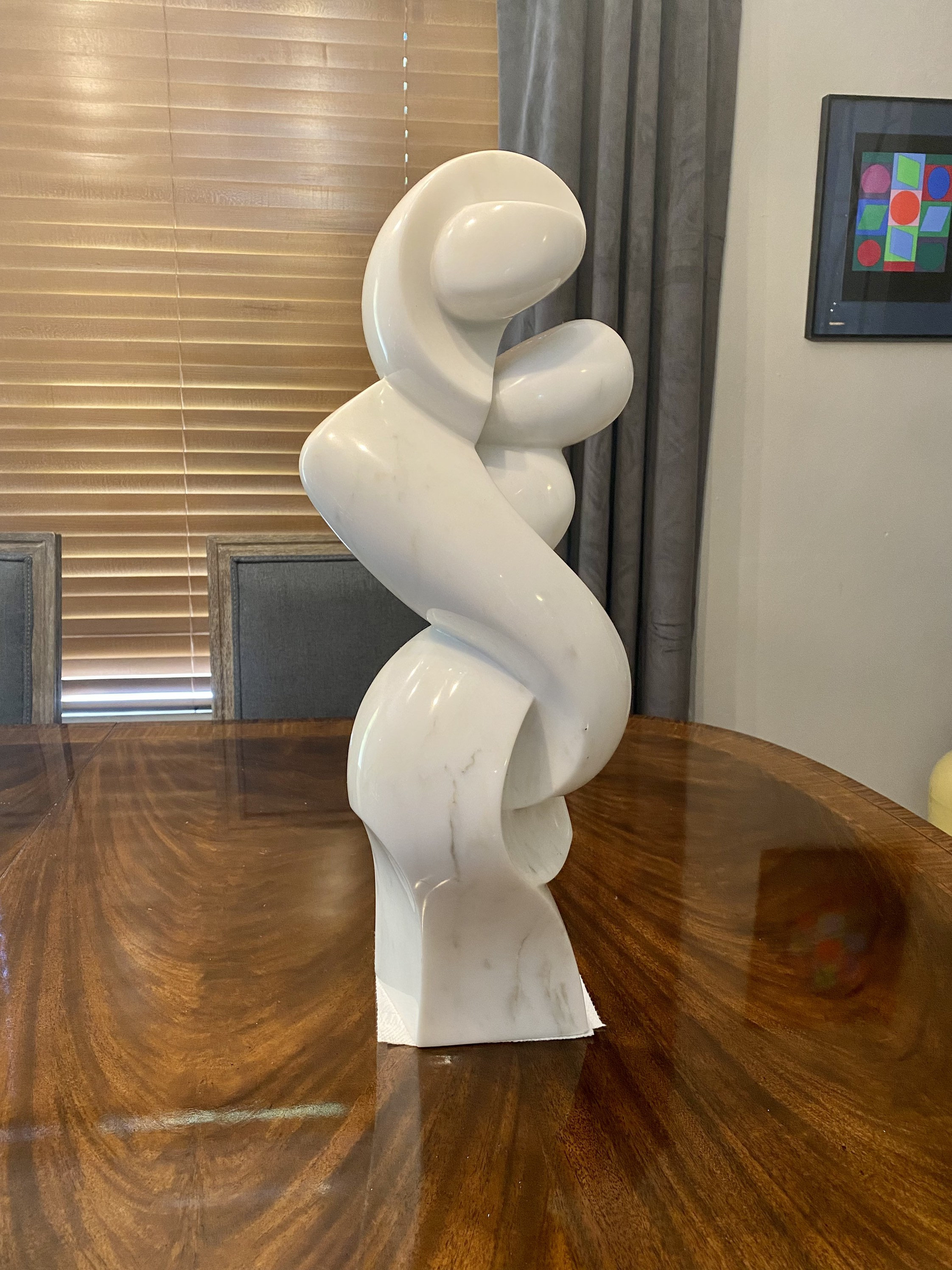 Marble Abstract Sculpture, Signed - Etsy
