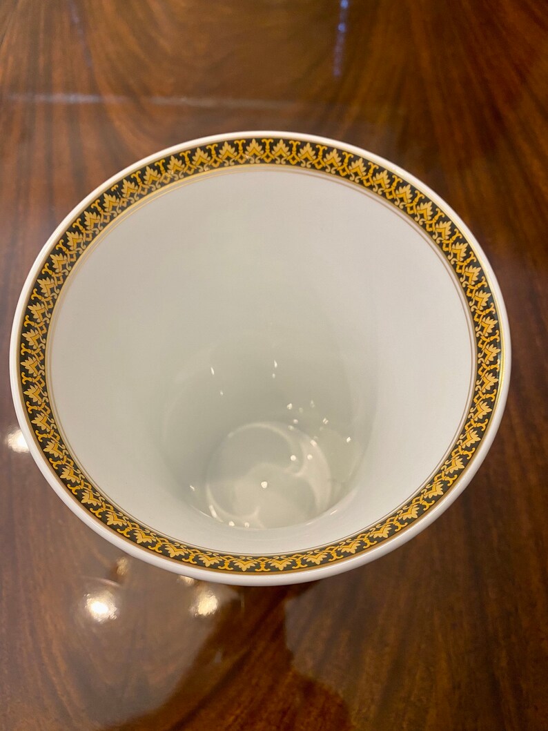 Versace Medusa Rosenthal Large Vase Red Etsy