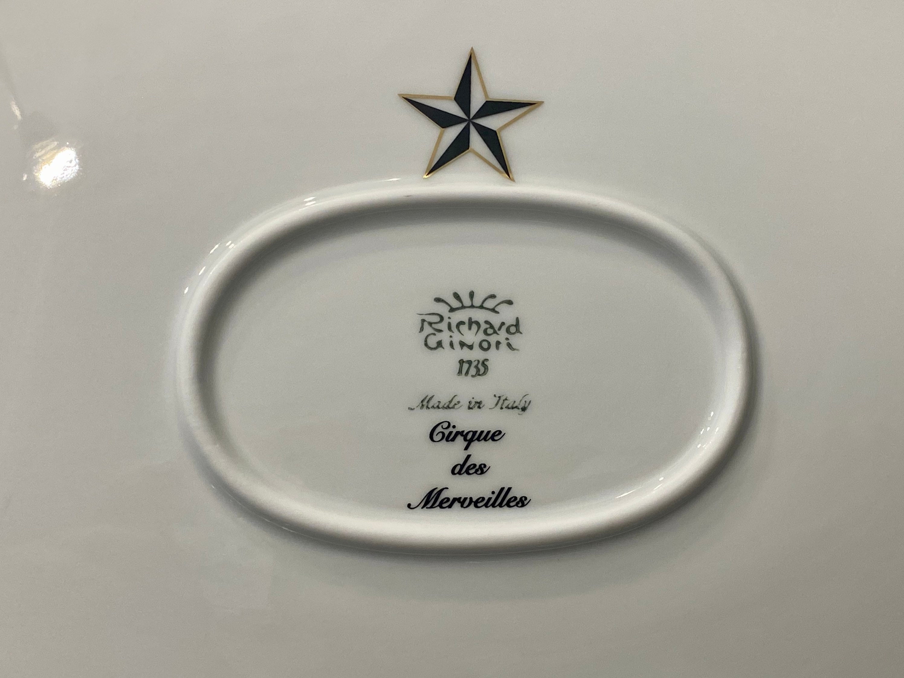Huge Richard Ginori Cirque Des Merveilles Platter - Etsy
