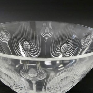 Lalique Thistle Bowl