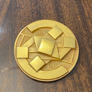 Gio Pomodoro Gilt Bronze Sculpture