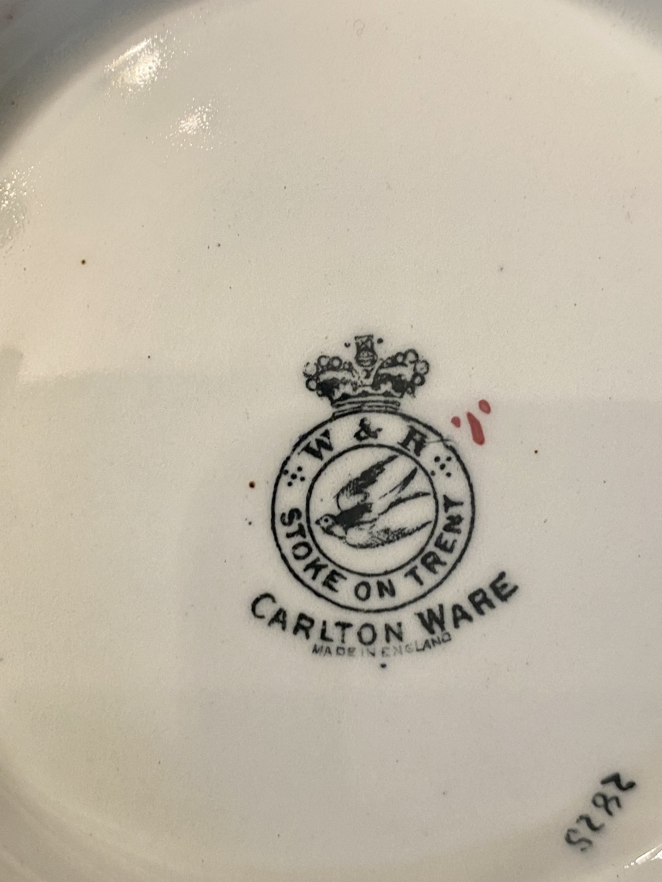 Spectacular Rouge Royale Chinoiserie English Carleton Ware Bowl - Etsy