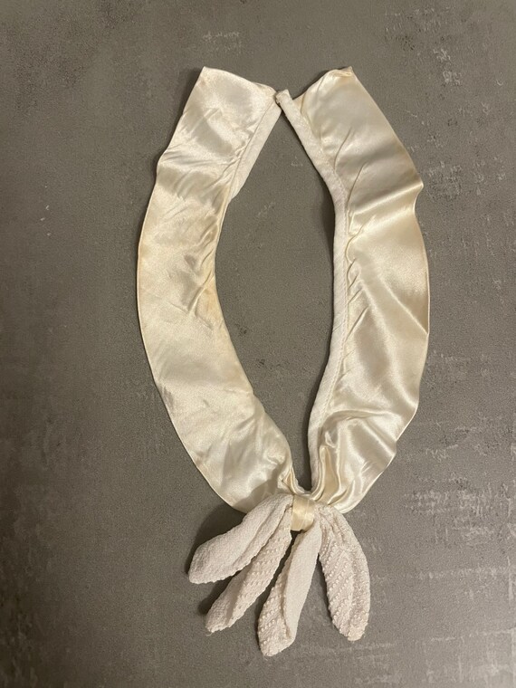 Original edwardian silk collar 1900s