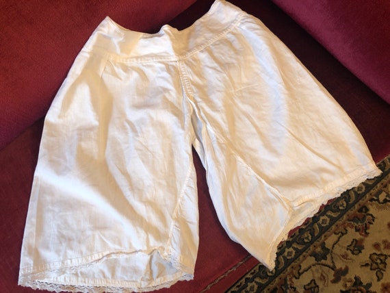 Original edwardian cotton panties 1900s