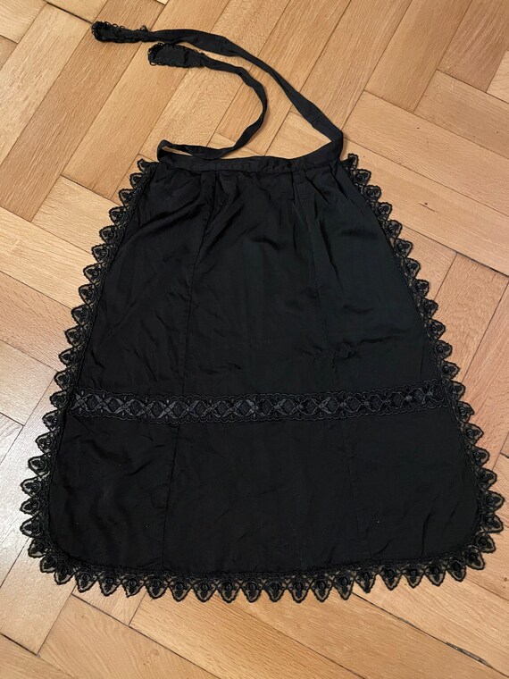 Original edwardian velvet skirting 1900s