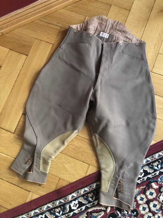 Antique original 1933 breeches beige